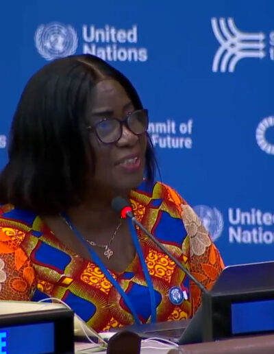 Representative of Ghana at the High Level Meeting on AMR of the UNGA 2024.