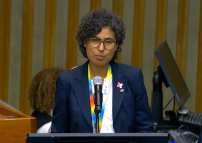 Muna Abu Sin, German AMR ambassador at the UNGA 2024