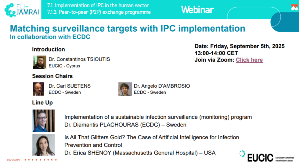 Matching surveillance targets with IPC implementation - In ...