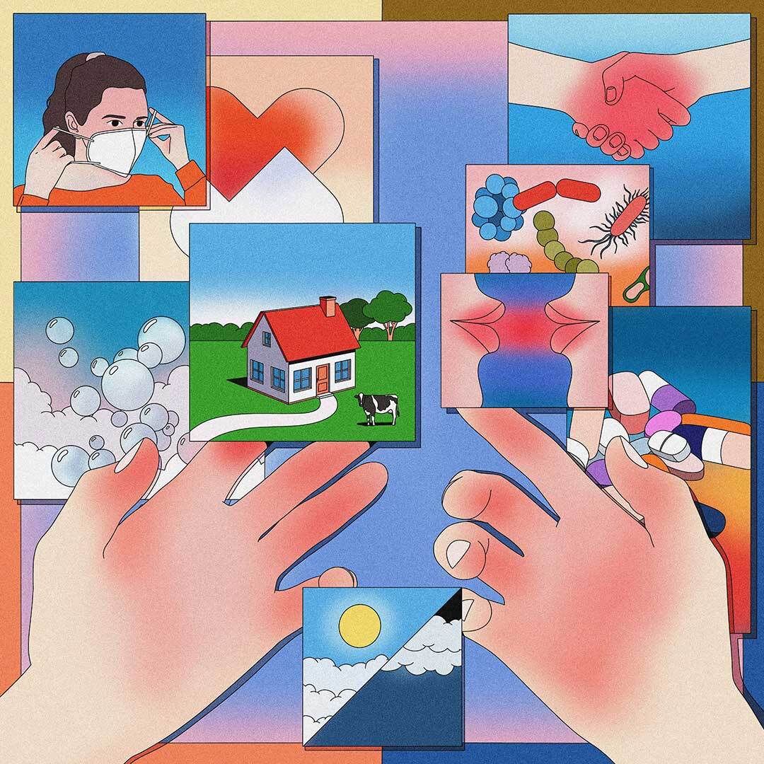 When sick, keeping distance makes a difference